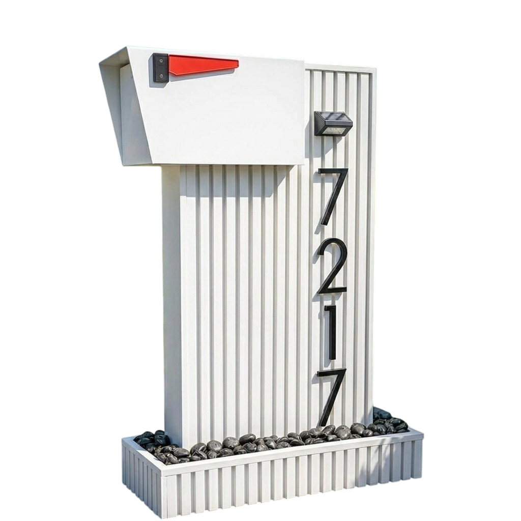 Urban Classic Stand and Mailbox (white Stand)