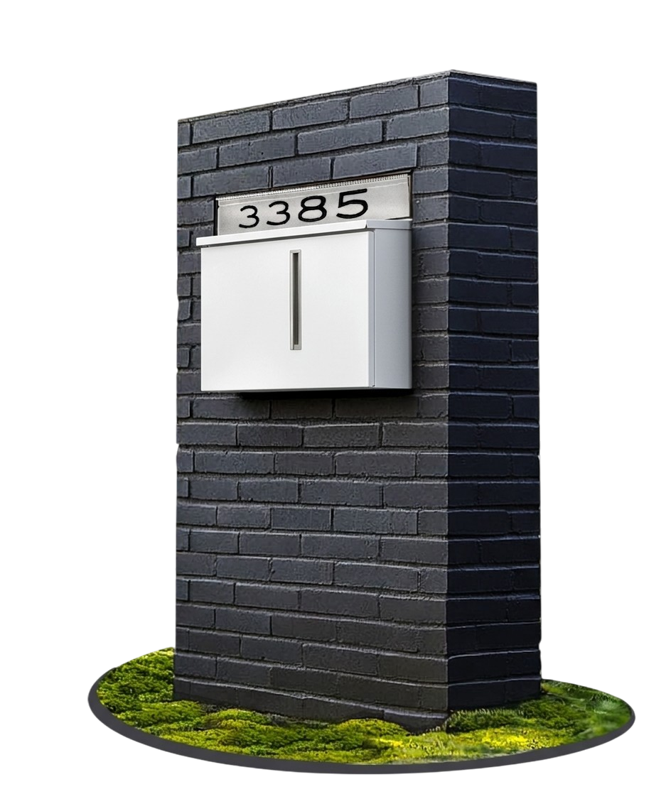 Urban Brick Series Stand & Mailbox