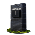 Urban Brick Series Stand & Mailbox
