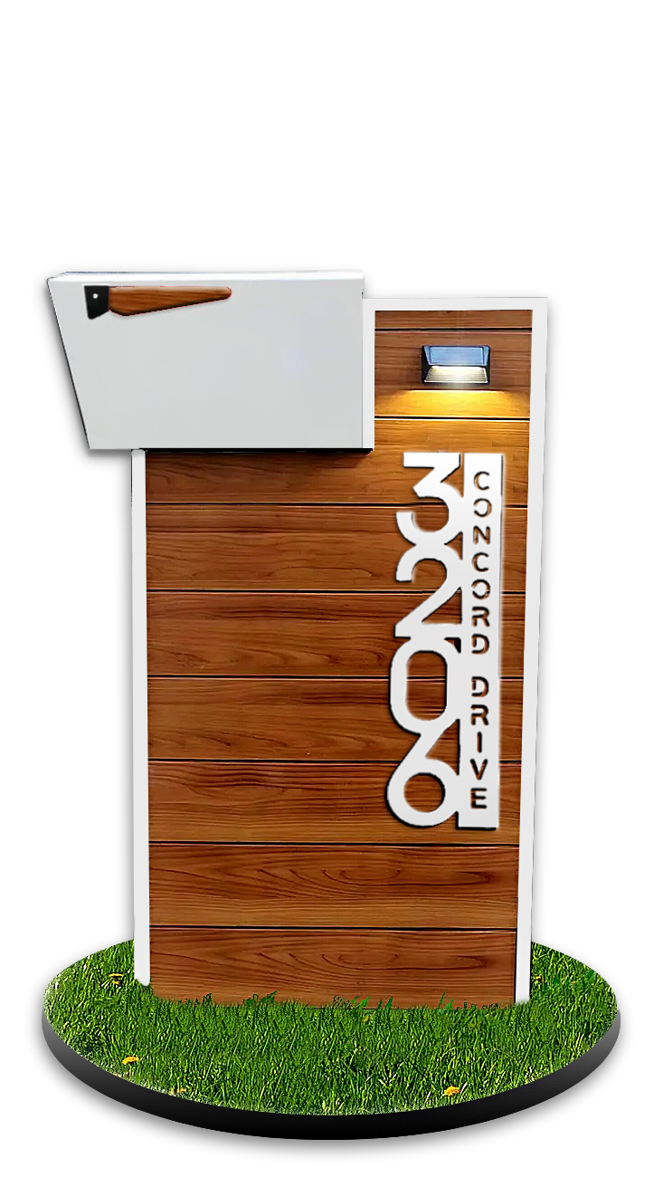 Urban Edge Series Stand & Mailbox