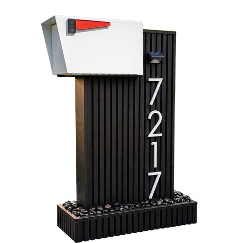 Urban Classic Stand and Mailbox (Black Stand)