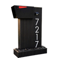 Urban Classic Stand and Mailbox (Black Stand)
