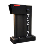 Urban Classic Stand and Mailbox (Black Stand)