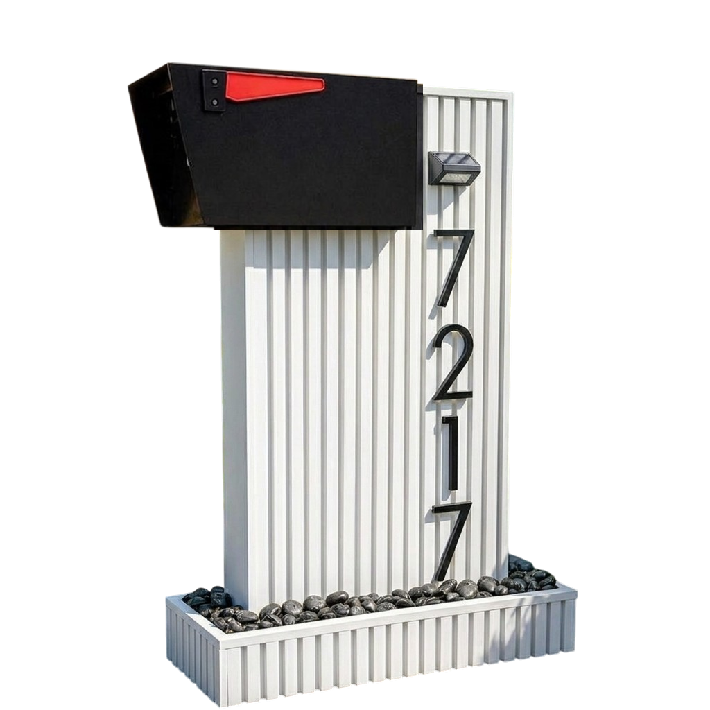 Urban Classic Stand and Mailbox (white Stand)