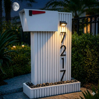 Urban Classic Stand and Mailbox (white Stand)