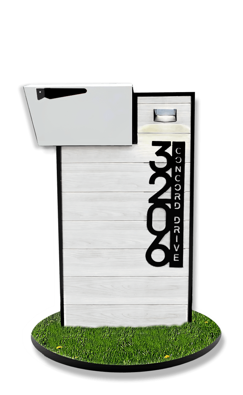 Urban Edge Series Stand & Mailbox